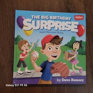 NEW hardback Big Birthday Surprise-Juniir Discovers giving by Dave Ramsey